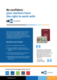 HRGO A5 Leaflet - Right to Work (Packed in 50s)